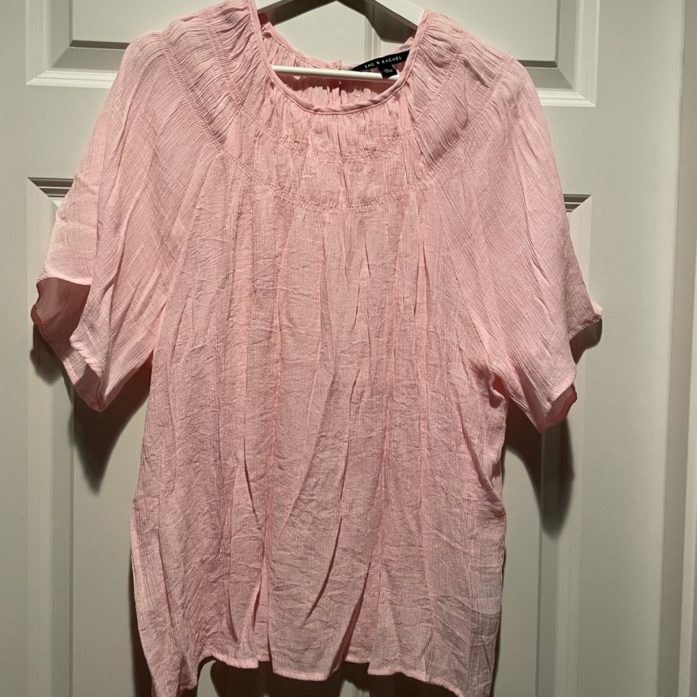 NWOT Zac & Rachel Pink Blouse